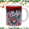 Tutamaz Weihnachten Tasse, Kaffeebecher 350 ml, Weihnachtsbecher, Becher Weihnachten, Tasse Winter für jungen und Mädchen, Premium Porzellan, lustige geschenke - Weihnachts-Deko (Weihnachtsmann)