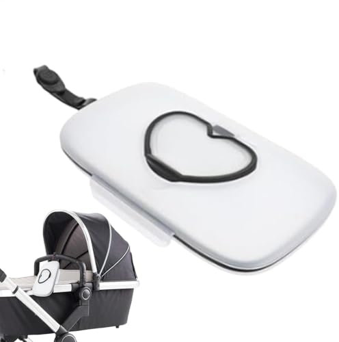 Hqunjikp Baby-Feuchttücher-Reiseetui, tragbarer Feuchttuchspender, Reise-Tücheretui, Wischtuchbox, Spender, wiederverwendbarer Feuchttücher-Behälter mit Deckel für Zuhause, Reisen