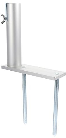 VINTORKY 1pièce Support Parasol Aluminium pour Parasol De Jardin Piquet De Fixation Aux Vents pour Plage Et Camping