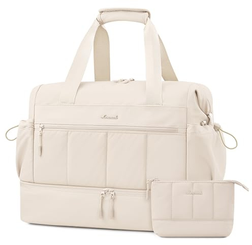LOVEVOOK Borsa da viaggio da donna, leggera, per bagaglio a mano, da viaggio, per aereo, da viaggio, impermeabile, per clinica, nascita, ospedale, borsa sportiva con scomparto per scarpe per palestra