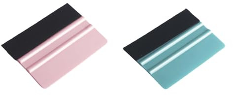 Vinyl Squeegee Kit - ShiningUU 2 Pcs Purple & Teal Vinyl Wrap Tools, Professional Window Tint Kit, Film Application Tools for Car, Crafts, Glass, Wallpaper, Glass Film Application