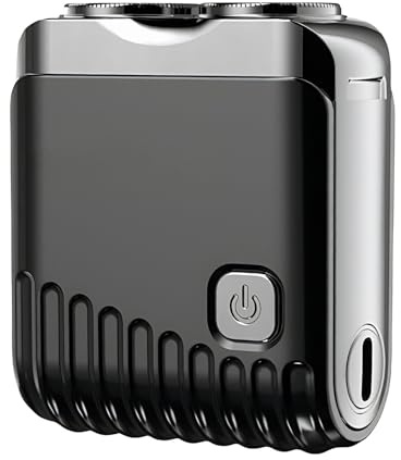 Onlynery Rasoir Visage pour Hommes | Tondeuse Rotative Compacte,Rasoir Pour Hommes Portable Rechargeable Par USB,pour Salle de Bain Chambre Extérieur Voyage d Affaires Père Petit Ami Collègue Masculin