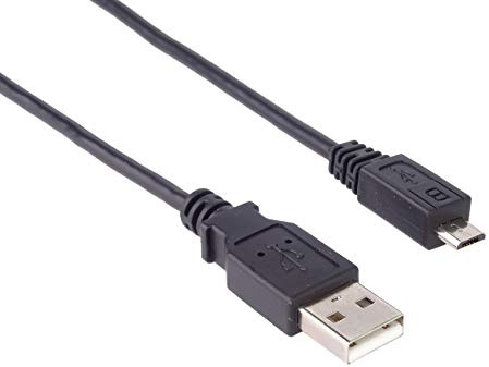 PremiumCord USB - Micro USB Verbindungskabel 5 m, USB A Stecker auf Micro B Stecker, USB 2.0 High Speed Datenkabel 480 Mbit/s, 5Pins, 2x geschirmt, AWG28, Farbe Schwarz, 5 m
