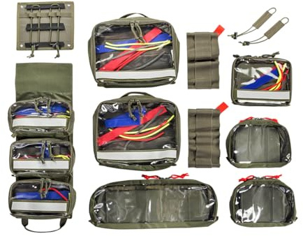 Tasmanian Tiger TT Modular Medic Insert 30 Erste Hilfe Zusatz-Taschen Set (Oliv)