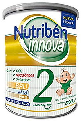 Nutribén Innova +6 Meses Leche De Continuación 2, 800g+REGALO Babero