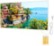 BR Bringer Bild Infrarotheizung mit Rahmen - Bildheizung mit UV Druck - 120x60x1,8cm - Portofino, Italien