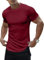 Meilicloth T-Shirt für Herren Kurzarm Muscle Shirts Herren Baumwolle Sportshirt Basic Rundhal Tee Slim Fit Sommer Leicht Männer Modern Muskelshirts Sport Tshirt Blau L