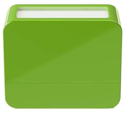 Modico Timbro Personalizzato Preinchiostrante - Impronta 18X45mm, Inchiostro Vari Colori, Max 4 Righe (Verde)