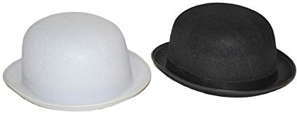LP Divertissements Chapeau melon blanc