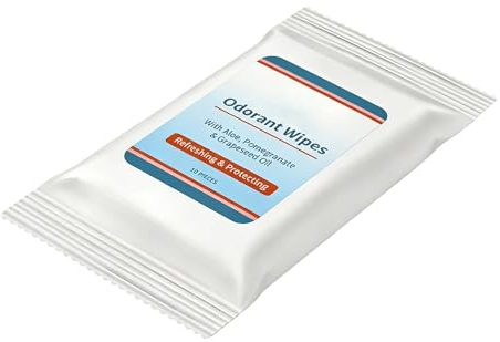 Flushable Pack - Salviette umide morbide deodoranti e flushable - corpo da donna, per uomini, donne, viaggi, sport, pulizia auto, casa, estate
