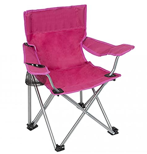PMS International Kids Folding Pink Chair - Summit Camping and Outdoor Sleeping Relaxing Gear