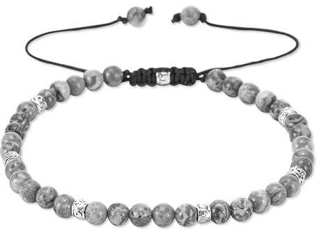 JUZICHEN Naturstensarmband dam, boho färgat stenarmband för kvinnor, yogapärlarmband för kvinnor, 16–24 cm surfararmband för kvinnor, presenter till kvinnor, flickor