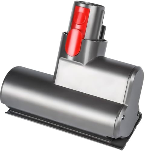 FIND A SPARE Vacuum Cleaner Mini Turbo Mites Brush Head, Compatible with Dyson V7, V8, V10, V11, V15 Cordless Models, Removes Dust, Hair, Mites, Dirt