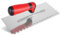 AOZBZ 1/3'' Square Stainless Steel Notch Trowel, Made of Premium Stainless Steel with Soft Grip Handle, Perfect Tool for Cement, Concrete, Masonry Tile Installation Work