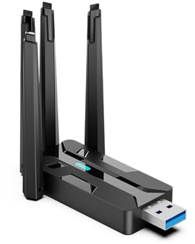 WiFi 6 Bluetooth 5.4 USB 2in1 adapter, 2,4/5 GHZ ax900 Mbps för PC/laptop/stationär, mini USB Bluetooth WiFi-adapter utan drivrutin, stöder Windows10/11