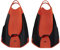 Speedo Unisex Erwachsene Fastskin Kickfin | Schwimmtraining Trainingsausrüstung, Schwarz/Siren Red, 3-4