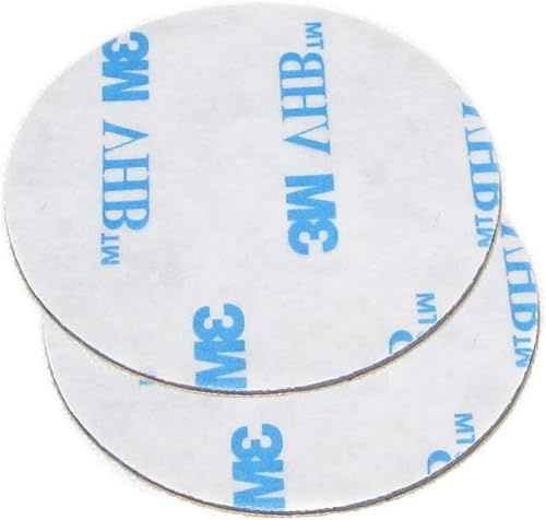 Sticky Mounting Dots 1.38 inch Double Sided Tape Adhesive Socket Mount Base Replacement Circle Pads Pack of 2