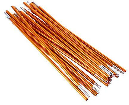 Bnineteenteam Camping Zeltstange, Aluminiumlegierung Zelt Gebäude Stützstange Für Wandern Camping (2 stücke) Aluminium Zeltstange Fiberglasstangen Biegsam Zeltstange Alu