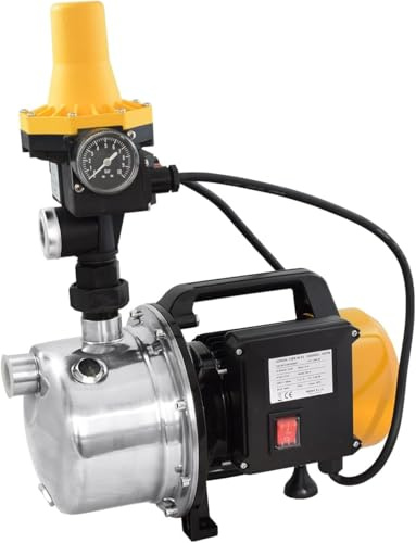 ESPA LEADER Grupo de Presión ZONDA 130S M 02 para Aguas Limpias | Uso Doméstico, Riego por Aspersión y Goteo, 1300 W, Caudal Máximo 4.800 l/h, Altura 50 m, Presostato, Acero Inoxidable