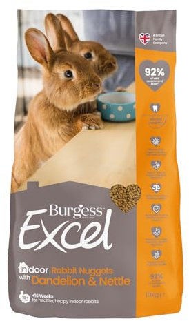 Excel Burgess Indoor Rabbit Nuggets, 10 kg