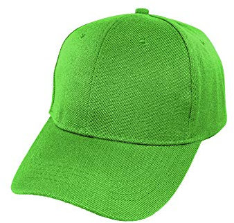 Gorra de Béisbol Ajustable de Estilo Polo Clásico Deportivo Casual de Color Liso Suave y Transpirable Unisex para Adultos y Niños Modelo JDH-1 (Verde Claro, Talla Niño/54cm)