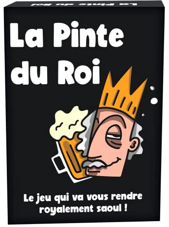 Oh Happy Games - La Pinte du Roi - Jeu à Boire 55 Cartes - Le Jeu Apéro Qui Va Vous Rendre Royalement Saoul - Jeu de Cartes Soirée Adulte - Jeu d'Ambiance Entre Amis 18+