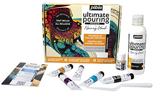 Pebeo Ultimate Pouring Medium, Assorted, 5x26x20cm