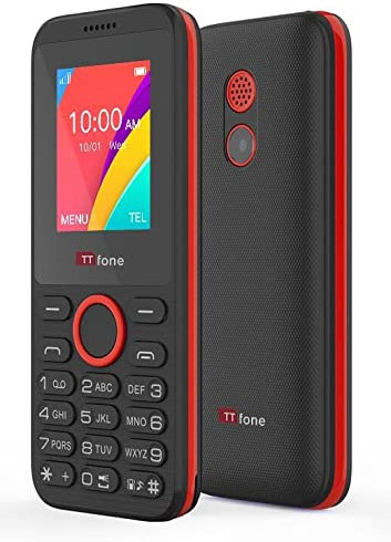 TTfone TT160 Dual Sim Basic Simple Mobile Phone - with Camera Torch MP3 Bluetooth - Pay As You Go (Vodafone with £10 Credit)