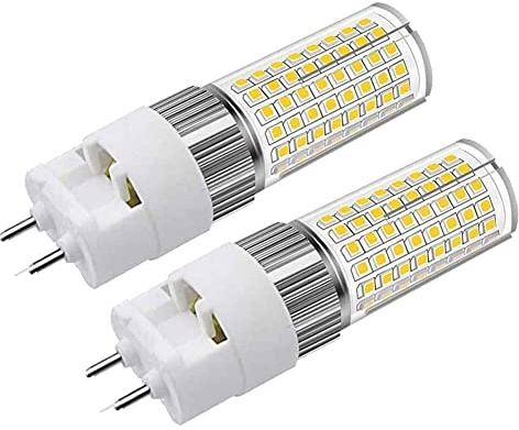 ALQFFHL G12 LED Bulb 16W, 2-Pin Base Corn Light, 3000K Warm White, 2-Pack