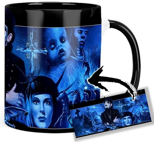 King Diamond Dreams Of Horror Tasse Innen & Henkel Schwarz Keramikbecher Mug