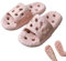Chaussons Femme Claquettes Homme Crocs Tongs Mules Sandales Mixte Pour Maison et Vacances, Troués (Rose, Système Taille Chaussures EU, Adulte, Numérique (intervalle), Moyen, 38, 39)