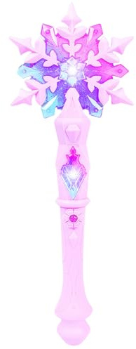 Schneeflocke Magischen Zauberstab Led Schneeflockenlichter Leuchtender Zauberstab Blau Sternlicht Blinkende Zauberstäbe Für Eispark Party Cosplay Winter Weihnachtsparty