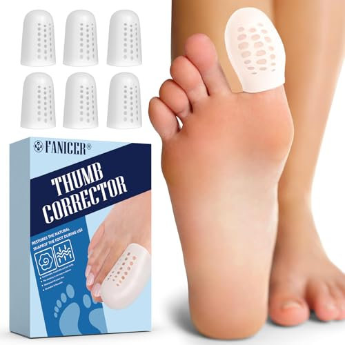 16 Stück Zehenschutz Großer Zeh,Silikon Atmungsaktive Zehenkappen,Gel Zehenkappen Protektoren,Atmungsaktiv Zehenschutz Silikon,atmungsaktive Zehenschutzhüllen ，Reibungsschmerzlinderung