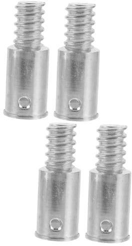 BESTYASH 2 series Cabezal Roscado De Aleación De Aluminio Mango De Escoba Telescópico Extremo Roscado Palo De Trapeador De Aluminio Mango De Trapeador o Extensible 2 piezas*2