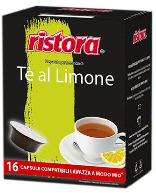 Ristora 128 Lemon Tea Capsules compatible with Lavazza A Modo Mio