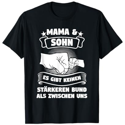 Mama Sohn Partnerlook Werdende Mutter Geschenk T-Shirt