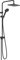 hansgrohe Vernis Shape Shower System 230 1 Spray Reno, matt black, 26282670
