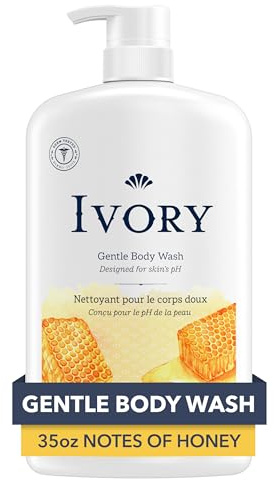 Ivory Body Wash Designed for the Whole Family, Honey Scent, 35 oz
