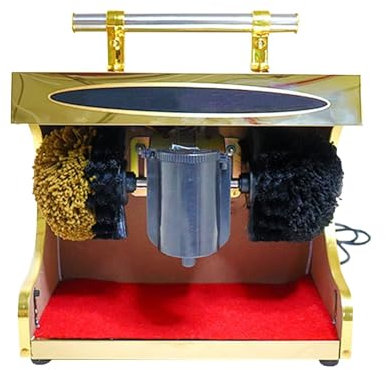 HACSYP Limpiabotas automático: máquina pulidora de Zapatos eléctrica doméstica con Cepillo Suave y Duro, for Uso Comercial en Family Hotel Bank