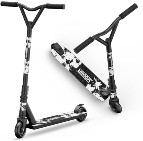 Pro stuntskoter, 360 graders snurra styre trick scooter gata stunt scooter freestyle stunt skotrar med ABEC-9 lager för pojkar flickor tonåringar ålder 6+