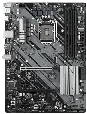 Spelmoderkort Fit For ASROCK B460 Phantom Gaming 4 LGA 1200 Moderkort for i9-10900K i7-10700 i5-10400F i3-10100 CPU DDR4 2933MHz SATA3 ATX