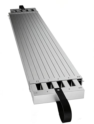 9-15ft Aluminum Work Plank, Telescoping Plank, 440LBS Capacity, Adjustable Aluminum Plank, Equipped with Skid-Proof Platform Scaffold Ladder Accessory