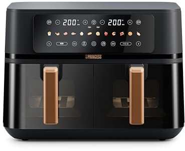 Princess Multifunktionell grill med stenplatta och vändbar bakplåt, för 8 personer, justerbar termostat, non-stick, 1200 W, 01.182272.01.001