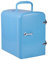 FZYE Mini Nevera Vintage con Cerradura para dormitorios Mini Nevera portátil silenciosa para Coche al Aire Libre de 3 Colores