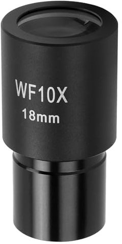 Teleskop Okular, Teleskop Okulare Zoom, Teleskopzubehör Planetenokular Anfänger, Biologisches Weitwinkelokular, WF 10X Universalokular, hochauflösendes Okular für Mikroskope