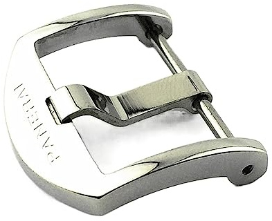 Fibbia Orologi,Sostituzione Fibbia Accessori for orologi Fibbia adatta for Panerai serie PAM114 Fibbia ad ardiglione Fibbia for orologio in acciaio solido Parti dell'orologio 20 22mm ( Color : POLISH