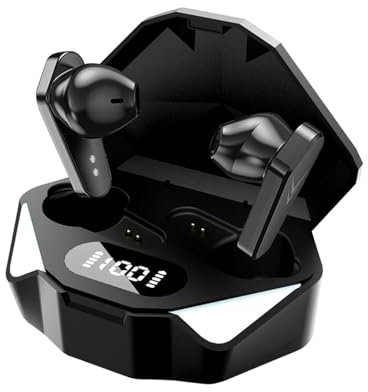 Gvblkq Wireless Game Earbuds, Active Noise Cancelling Earbud, Wireless Earphone, Modes Surround Sound, Ergonomic Design, Perfect for Home, 65ms Low Latency, 39g, 200mAh