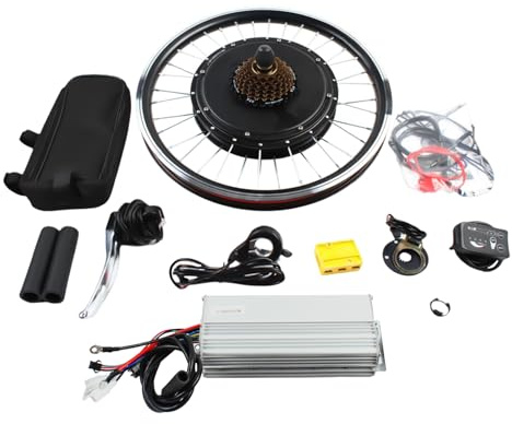 1000W High Power Bicycle Modified Front Wheel Set, 20 Inch Electric Bike, LCD Electric Bike Conversion Kit 48v Motor, Suitable for Most Hill Climbing Bikes Sturdy and Durable Reduce Noise