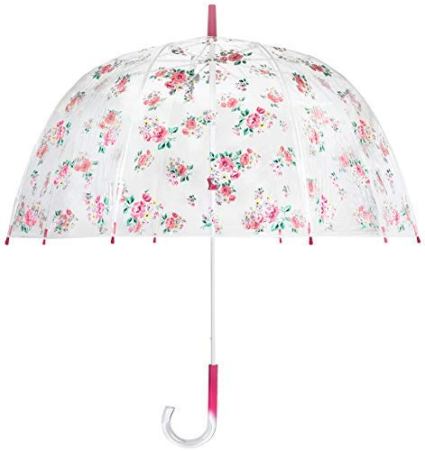 Cath Kidston Grove Bunch Birdcage Clear Dome Shape Ladies Walking Umbrella 8F3755