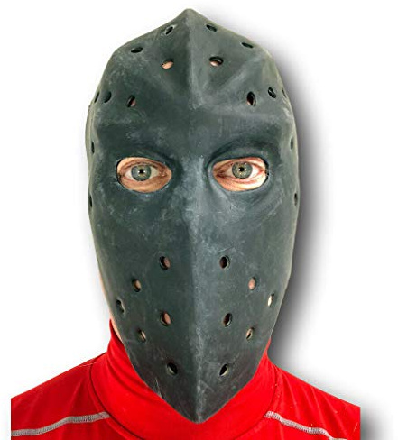 Gomma Johnnies, maschera per hockey in lattice, Jason, spaventoso, film prop, Halloween, accessori, horror, cosplay, taglia unica, costumi in maschera, venerdì